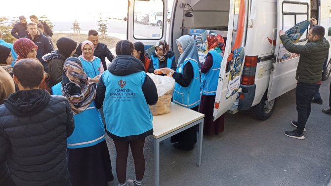 Hakkari müftülüğünde öğlencilere çorba ikramı