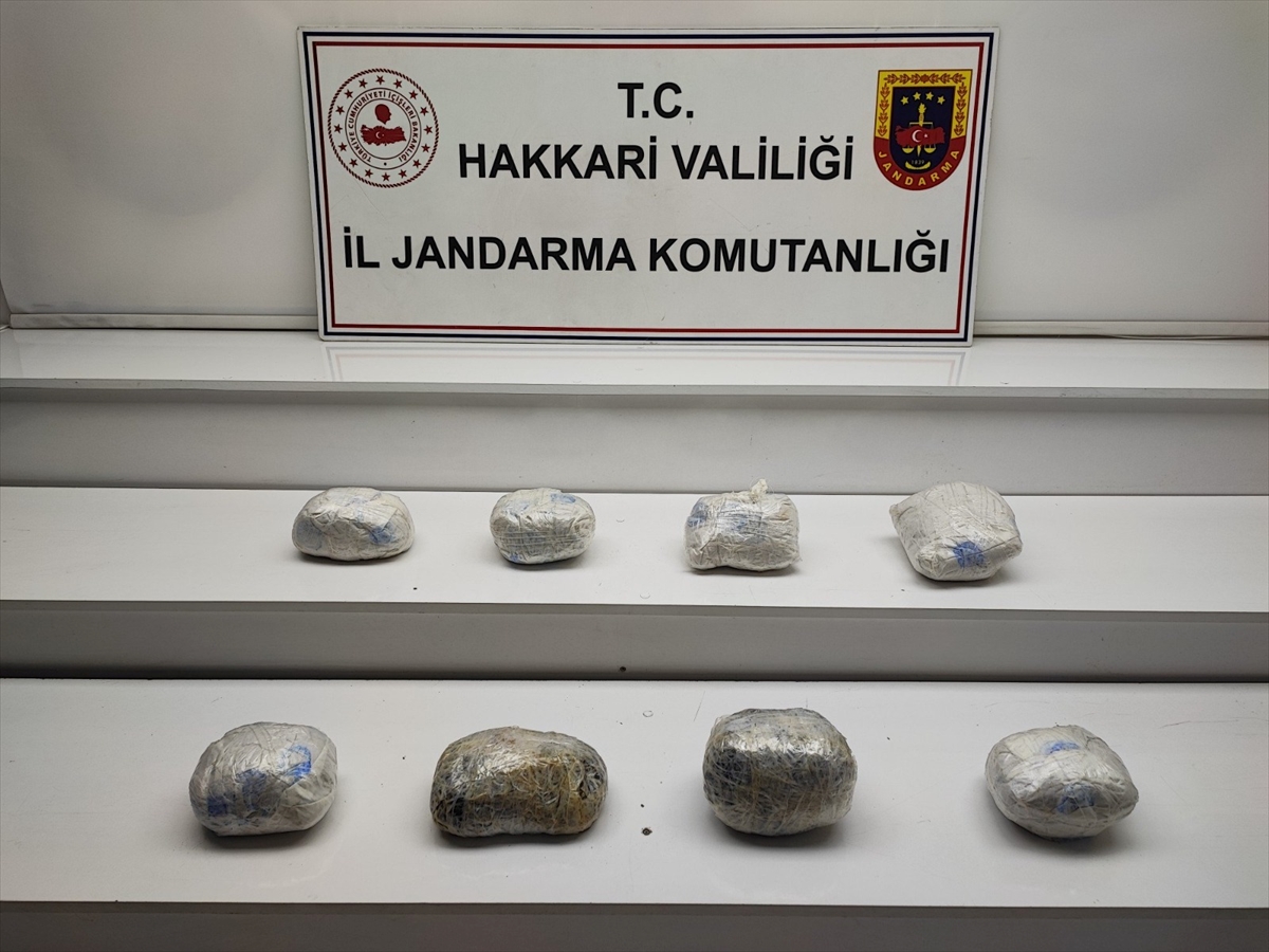 Kırsalda 10 kilo 900 gram uyuşturucu ele geçirildi