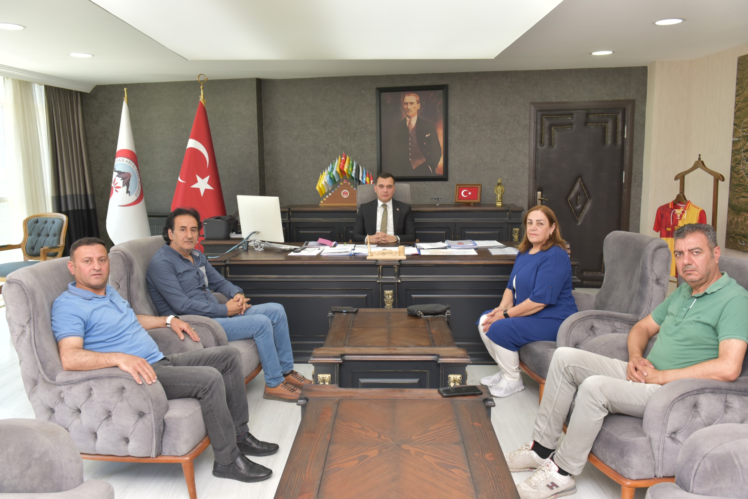 Hakkari Gazeteciler Derneğinden Genel Sekreter Zor’a Hayırlı Olsun Ziyareti