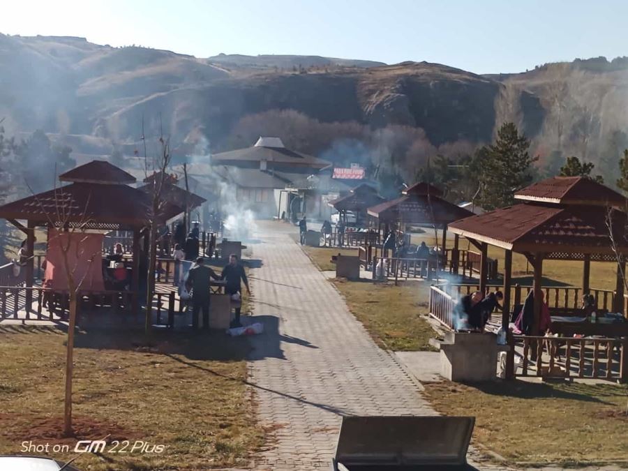 Vatandaşlar Ocak ayında piknik yaptı