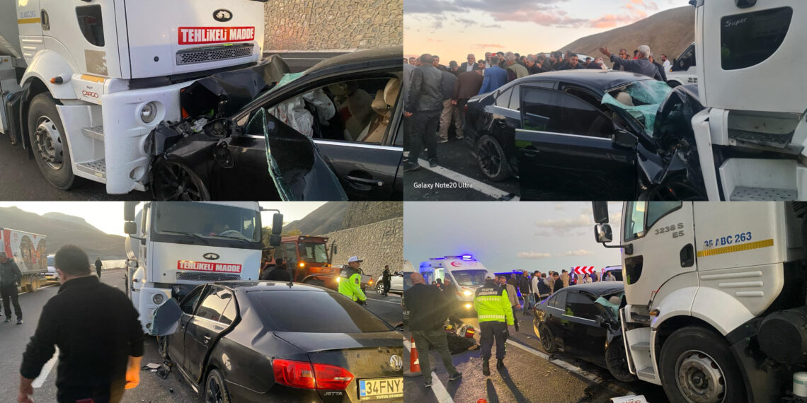 Van-Hakkari Karayolunda Can Pazarı! 3’ü Çocuk 4 Yaralı, 2 Ölü