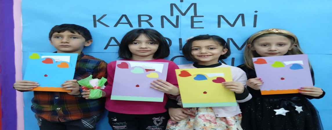  Vali İdris AKBIYIK İlkokulu ve Ortaokulu'nda karne heyecanı   