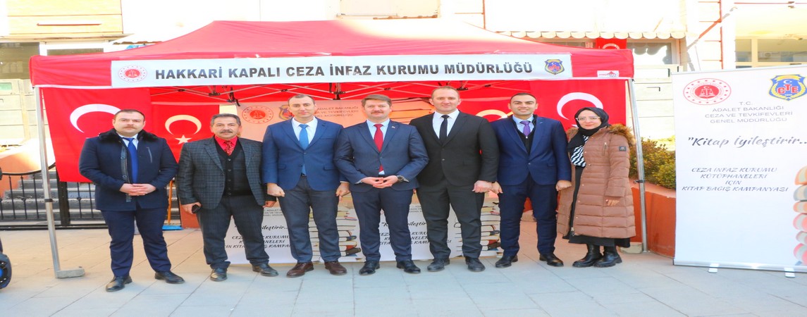 Kapalı Ceza infaz kurumunda kitap bağışı kampanyası