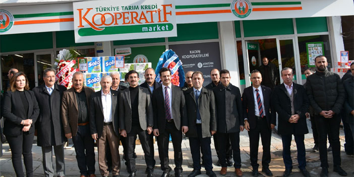 Tarım Kredi Kooperatif Marketi açıldı