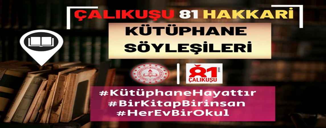 KÜTÜPHANE SÖYLEŞİSİ KONUK HAKAN TAŞ