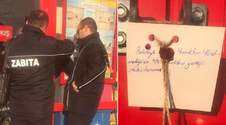 Bursa'da 9 zincir market şubesi mühürlendi
