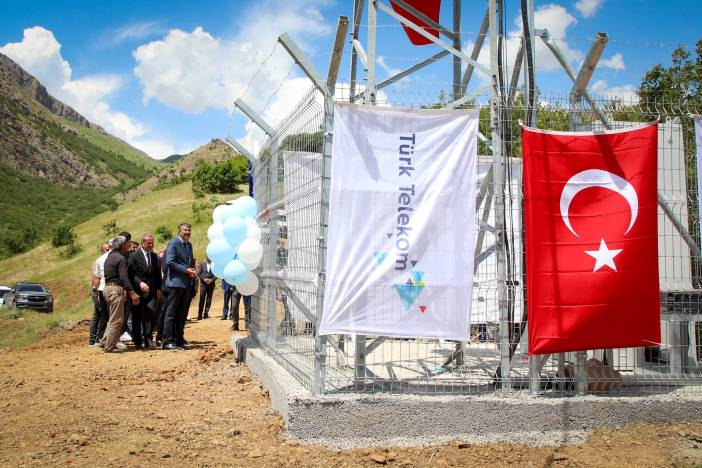 Durankaya'da Türk Telekom baz istasyonu açıldı