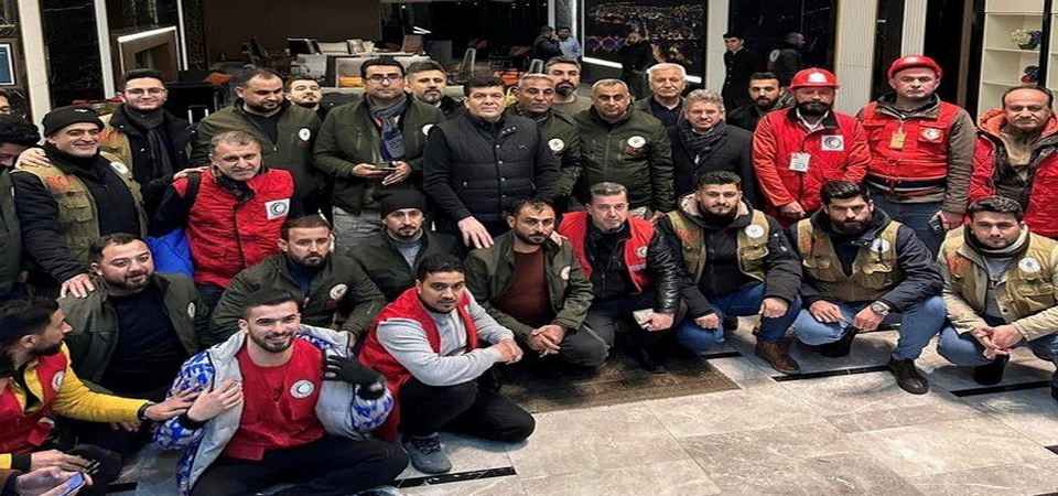 Kuzey Irak’tan Türkiye’ye arama kurtarma ekibi